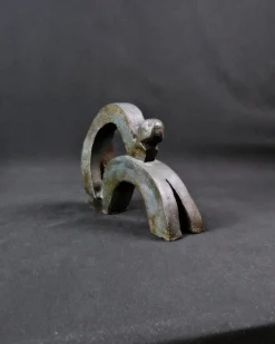 Pamono Union of Movements and Abstract Terracotta Sculpture, 1980s