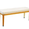 Best Pamono Upholstered Wooden Bench, 1990s