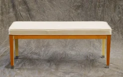Best Pamono Upholstered Wooden Bench, 1990s