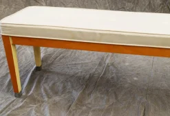 Best Pamono Upholstered Wooden Bench, 1990s