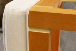 Best Pamono Upholstered Wooden Bench, 1990s
