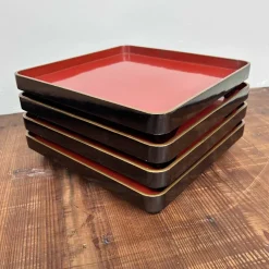 Pamono Urushi Lacquer Serving Tray, 1936><noscript><img width=