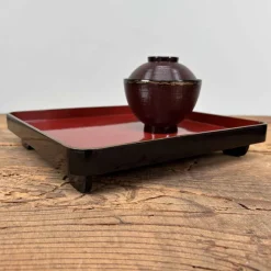 Pamono Urushi Lacquer Serving Tray, 1936><noscript><img width=