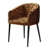 Outlet Pamono Utopía Dining Chair in Leopard Furry Velvet from Moanne