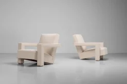 Sale Pamono Utrecht Lounge Set attributed to Gerrit Thomas Rietveld for Metz & Co., 1950s, Set of 3
