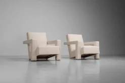 Sale Pamono Utrecht Lounge Set attributed to Gerrit Thomas Rietveld for Metz & Co., 1950s, Set of 3