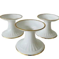 Sale Pamono Val d'Or Porcelain Candlesticks by Royal Albert, Set of 3