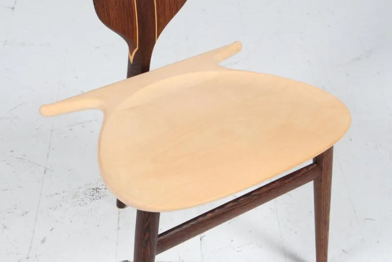 Pamono Valet Chair in Wenge and Ash attributed to Hans Wegner for PP Møbler, Denmark, 2010s> Side Chairs & Dining Chairs