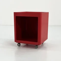 Pamono Valetto Quadro Chest on Wheels by G. Castiglioni and G. Gaviraghi for Valenti, 1970s> Dressers, Commodes & Chests