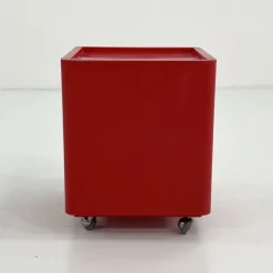 Pamono Valetto Quadro Chest on Wheels by G. Castiglioni and G. Gaviraghi for Valenti, 1970s><noscript><img width=