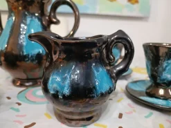 Pamono Vallauris Tea Set, 1930s, Set of 15><noscript><img width=
