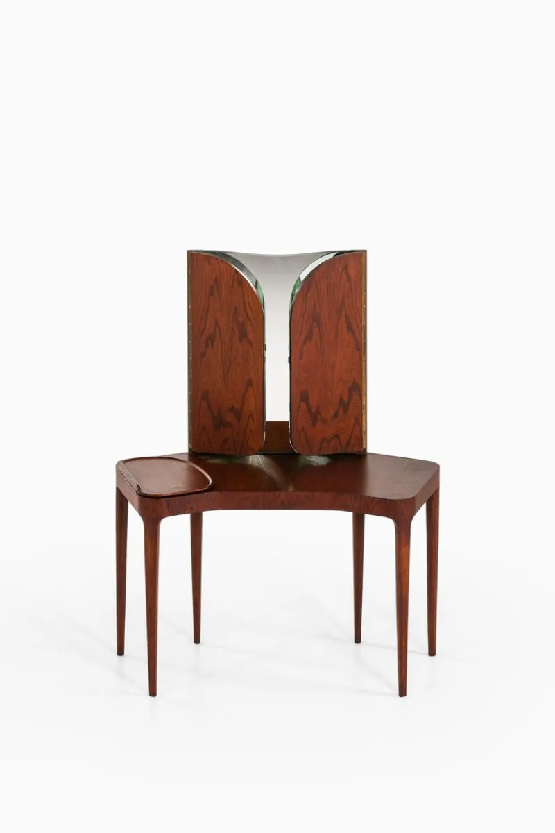 Pamono Vanity and Side Table by Carl-Johan Boman, 1940s, Set of 2> Dressing Tables