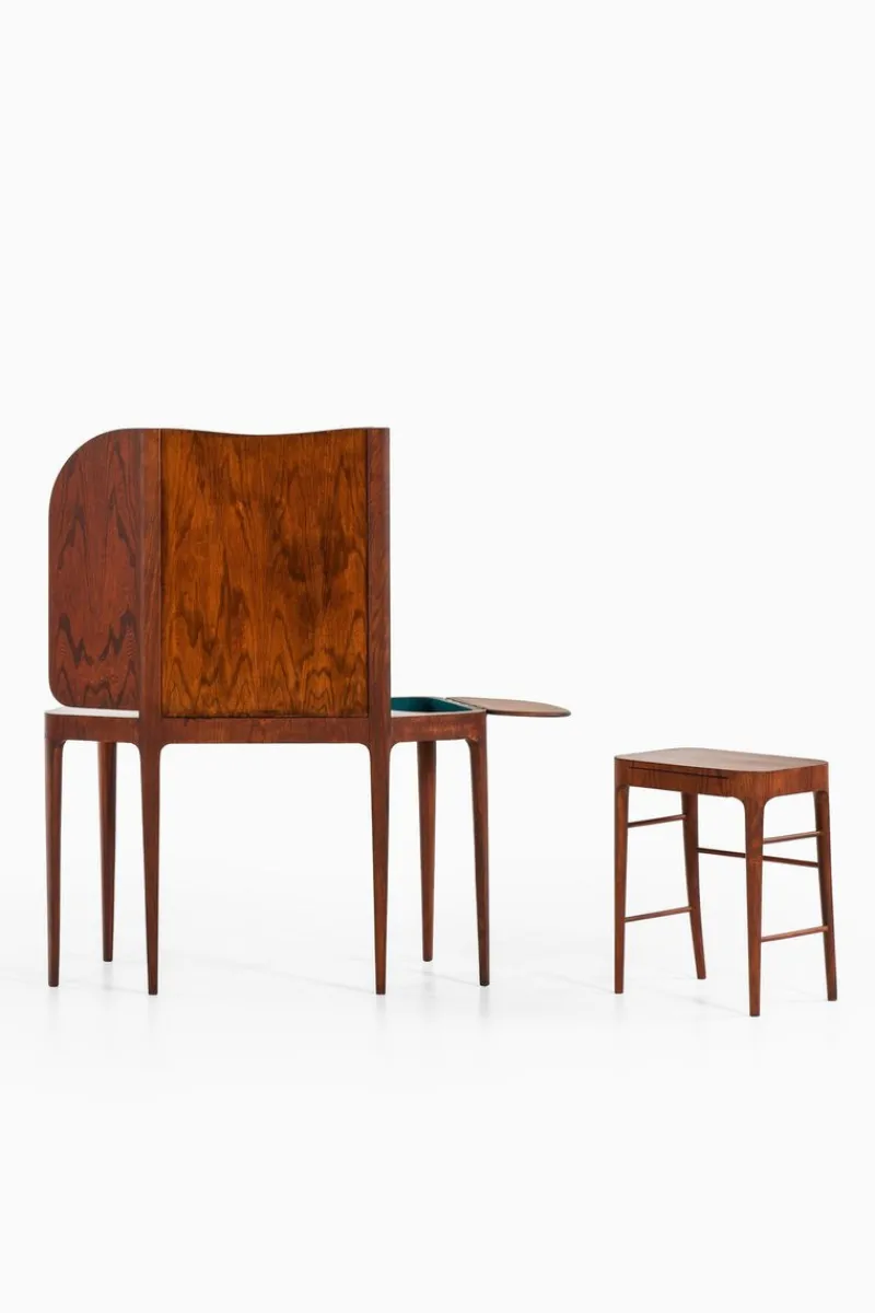 Pamono Vanity and Side Table by Carl-Johan Boman, 1940s, Set of 2> Dressing Tables