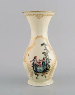 Pamono Vase and Butter Tray in Hand Painted Porcelain from Rosenthal, Set of 2> Trays