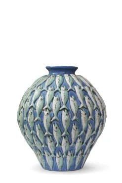 Best Pamono Vase with Vertical Anchovies by Enio Ceccarelli