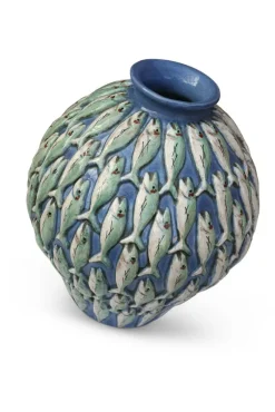 Best Pamono Vase with Vertical Anchovies by Enio Ceccarelli