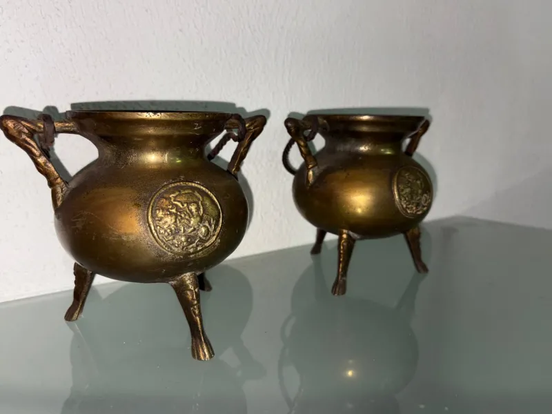 Pamono Vases, 1930s, Set of 2> Vases