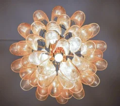 Pamono Venetian 5 Tier Chandelier by Silvio Piattelli><noscript><img width=