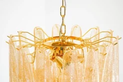Pamono Venetian 5 Tier Chandelier by Silvio Piattelli><noscript><img width=