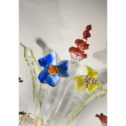 Pamono Venetian Floreal Multicolor Cà Rezzonico Murano Glass Wall Sconce by Simoeng><noscript><img width=