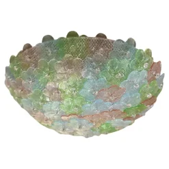Pamono Venetian Flowers Flush Mount in Murano Glass by Simoeng> Wall Lights & Sconces