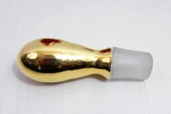 Pamono Venetian Glass Liquor Service in Gold-Plating, 1950s, Set of 7><noscript><img width=