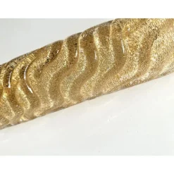 Pamono Venetian Gold Graniglia Murano Glass Wall Sconce by Simoeng, Set of 2><noscript><img width=