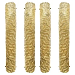 Pamono Venetian Gold Graniglia Murano Glass Wall Sconce by Simoeng, Set of 4> Wall Lights & Sconces|Wall Lights & Sconces