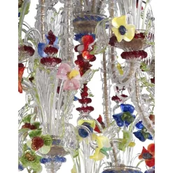 Pamono Venetian Imperial Floral Cà Rezzonico Murano Glass Chandelier by Simoeng><noscript><img width=