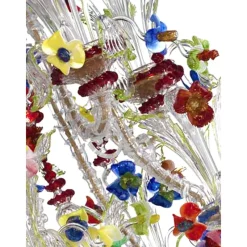 Pamono Venetian Imperial Floral Cà Rezzonico Murano Glass Chandelier by Simoeng><noscript><img width=