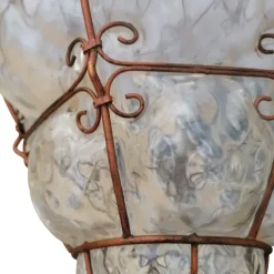 Pamono Venetian Lantern in Blown and Caged Murano Glass, 1950s><noscript><img width=
