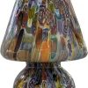 Clearance Pamono Venetian Mushroom Table Lamp in Murano Glass