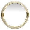 Hot Pamono Venetian Round Murano Glass Wall Mirror by Simoeng