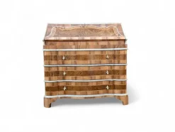 Pamono Venetian Style Walnut Desk with Drop-Leaf Door> Secretaires