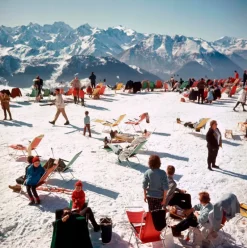 Best Pamono Verbier Vacation Print by Slim Aarons