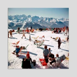 Best Pamono Verbier Vacation Print by Slim Aarons