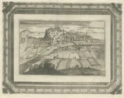 Pamono Very Antique Print of the City of Nice in France, 1700s> Posters