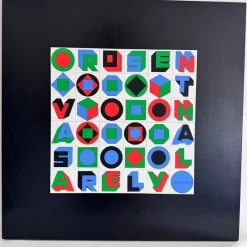 New Pamono Victor Vasarely, Composition for Rosenthal, 1976, Original Screenprint