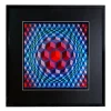Pamono Victor Vasarely, Framed Serigraph, Printed by Editions Du Griffon, 1972> Mid-Century