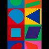 Pamono Victor Vasarely, Geometric Composition, 1980s, Multiple> Mid-Century