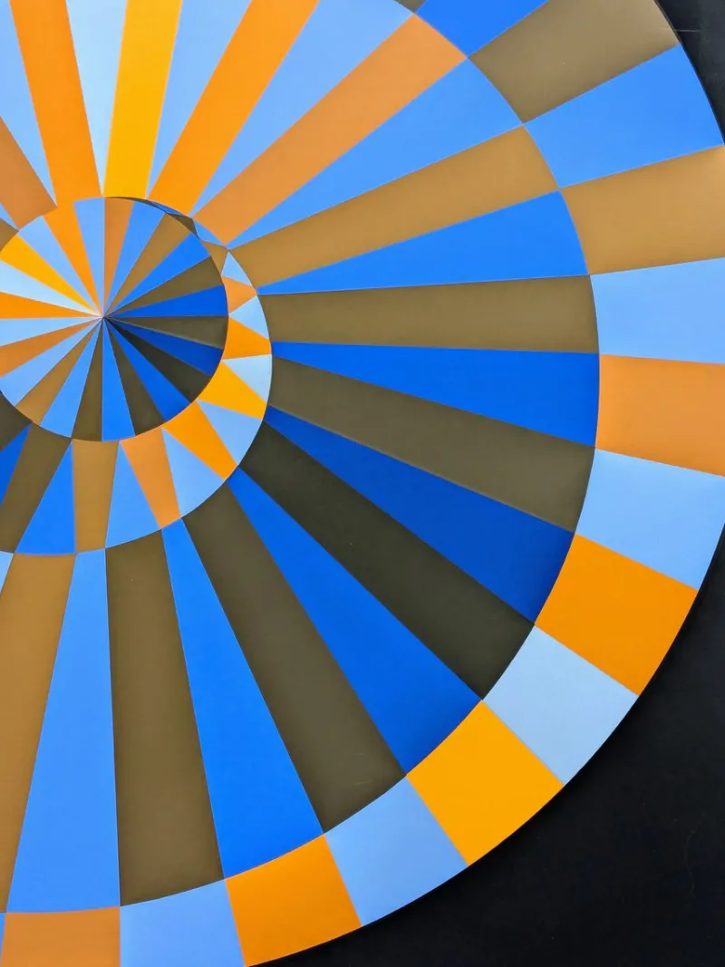 Pamono Victor Vasarely, Olympia, 1971, Large Color Silkscreen> Abstraction