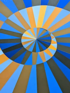 Pamono Victor Vasarely, Olympia, 1971, Large Color Silkscreen><noscript><img width=