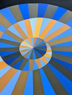 Pamono Victor Vasarely, Olympia, 1971, Large Color Silkscreen><noscript><img width=