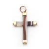 Pamono Victorian Agate Cross Pendant> Necklaces