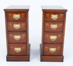 Pamono Victorian Bedside Chests of Drawers 1880, Set of 2> Nightstands