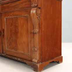 Best Pamono Victorian Bookcase Mahogany with Carvings, Italy, 19th Century