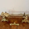 Online Pamono Victorian Brass Fireplace Set, 1890, Set of 6