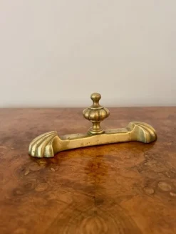 Online Pamono Victorian Brass Fireplace Set, 1890, Set of 6