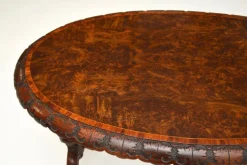 Pamono Victorian Burr Walnut Occasional Table, 1860s><noscript><img width=