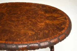 Pamono Victorian Burr Walnut Occasional Table, 1860s><noscript><img width=